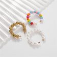 Multicolor Howlite & Pearl 18K Gold-Plated Beads Ear Cuff Set Online Hot Sale