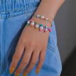 Multicolor Howlite & Pearl Silver-Plated Stretch Bracelet Set Online