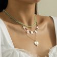 Multicolor Howlite & Acrylic 18K Gold-Plated  Honey  Angel Heart Pendant Necklace Set Sale