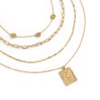 Howlite & 18K Gold-Plated Mum & Butterfly Card Pendant Necklace Set Discount