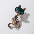 Cubic Zirconia & Crystal 18K Gold-Plated Fox Brooch Cheap