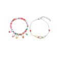 Multicolor Howlite & Pearl Silver-Plated Stretch Bracelet Set Online