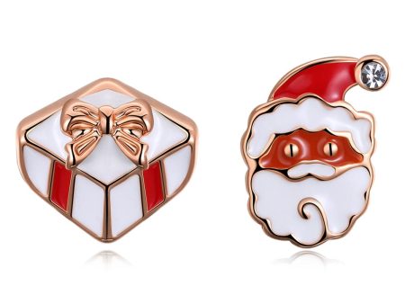 Cubic Zirconia & Red Gift & Santa Stud Earrings Online