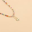 Multicolor Howlite & Pearl 18K Gold-Plated Heart Pendant Necklace Set Online now