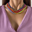 Multicolor Howlite & 18K Gold-Plated Beaded Necklace Set For Discount