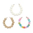 Multicolor Howlite & Pearl 18K Gold-Plated Beads Ear Cuff Set Online Hot Sale