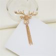 18K Gold-Plated Reindeer Tassel Brooch on Sale