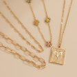 Howlite & 18K Gold-Plated Mum & Butterfly Card Pendant Necklace Set Discount