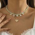 Howlite & Acrylic 18K Gold-Plated  Honey  Angel Heart Pendant Necklace Set Cheap