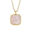 Shell & 18K Gold-Plated Square Pendant Necklace Online