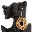 Wood & 18K Gold-Plated Beaded Wheel Drop Earrings Online Hot Sale