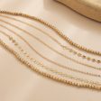 18K Gold-Plated Beaded Waist Chain Set Cheap