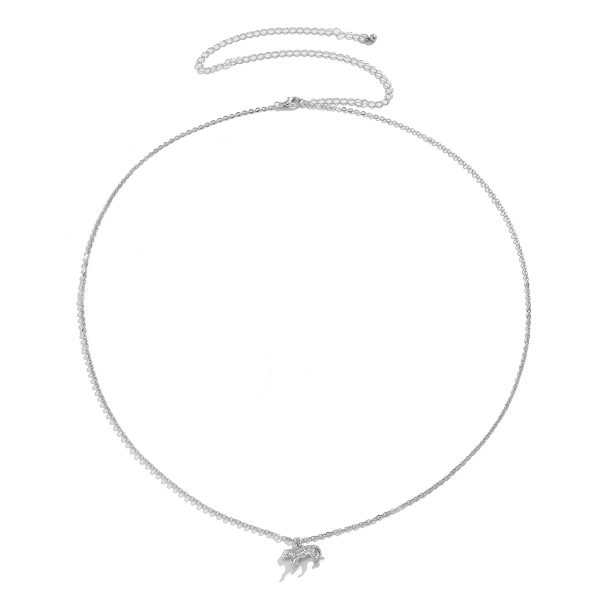 Silver-Plated Tiger Charm Waist Chain Fashion