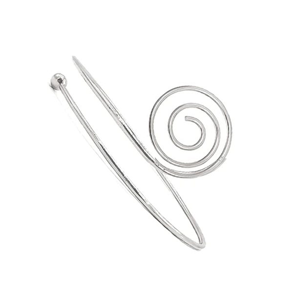 Silver-Plated Swirl Arm Cuff Online