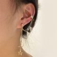 18K Gold-Plated Celestial Ear Cuff Drop Earrings Online now