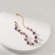 Purple Resin & 18K Gold-Plated Bracelet Sale