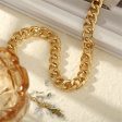 18K Gold-Plated Chunky Curb Chain Necklace Online now