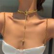 18K Gold-Plated Bead Drop Necklace Supply