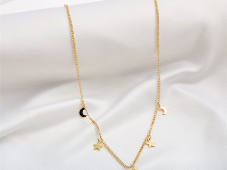 18K Gold-Plated Celestial Necklace Online now