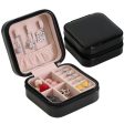 Black & Pink Portable Jewelry Box Cheap