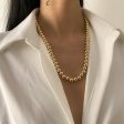 18K Gold-Plated Bead Chain Necklace Sale