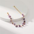 Purple Resin & 18K Gold-Plated Bracelet Sale