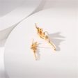 18K Gold-Plated Butterfly Wing Stud Earrings Online