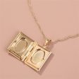 18K Gold-Plated Book Locket Hot on Sale