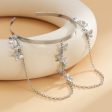 Silver-Plated Butterflies Tassel Arm Cuff Online Hot Sale