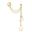 18K Gold-Plated Celestial Ear Cuff Drop Earrings Online now