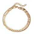 18K Gold-Plated Chain Layer Anklet Discount