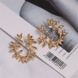 18K Gold-Plated Botany Circle Cluster Stud Earrings Discount