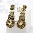 Yellow Crystal & Cubic Zirconia Botany Drop Earrings Fashion