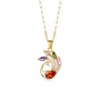 Red Crystal & Clear Cubic Zirconia Phoenix Pendant Necklace Online Hot Sale