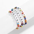 Howlite & Acrylic  Better Together  Three-Piece Stretch Bracelet Set Online Hot Sale