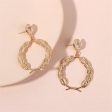 Resin & 18K Gold-Plated Leaf Drop Earrings Hot on Sale