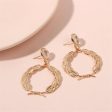 Resin & 18K Gold-Plated Leaf Drop Earrings Hot on Sale