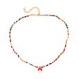 Red Multicolor Howlite & 18K Gold-Plated Mushroom Pendant Necklace Sale