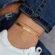 18K Gold-Plated Chain Layer Anklet Discount