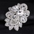 Crystal & Cubic Zirconia Rattan Brooch Hot on Sale