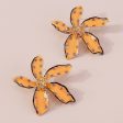 Yellow Enamel & 18K Gold-Plated Spot Flower Stud Earrings Hot on Sale