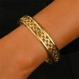 18K Gold-Plated Cable Cuff Sale