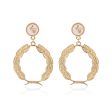 Resin & 18K Gold-Plated Leaf Drop Earrings Hot on Sale