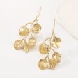 18K Gold-Plated Botanical Drop Earrings Online