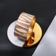 White Enamel & 18K Gold-Plated Branch Bangle Online Hot Sale