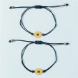 Yellow Enamel & Polyster 18K Gold-Plated Sunflower Adjustable Bracelet - Set Of Two Discount