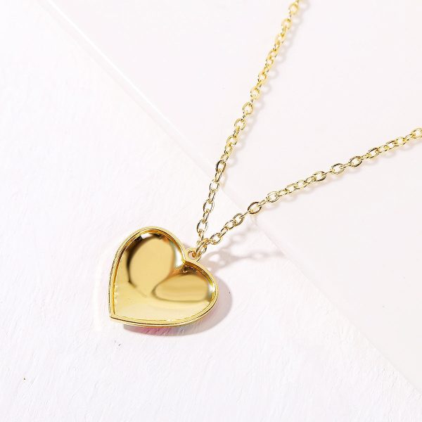 White Enamel & Cubic Zirconia 18K Gold-Plated Rainbow Heart Pendant Necklace Discount