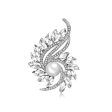 Clear Crystal & Cubic Zirconia Botanical Brooch Cheap