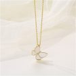 Shell & 18K Gold-Plated Butterfly Pendant Necklace Online Sale