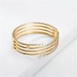 White Pearl & 18K Gold-Plated Line Coil Bracelet Online